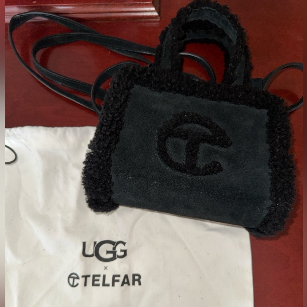 Black Telfar x UGG bag